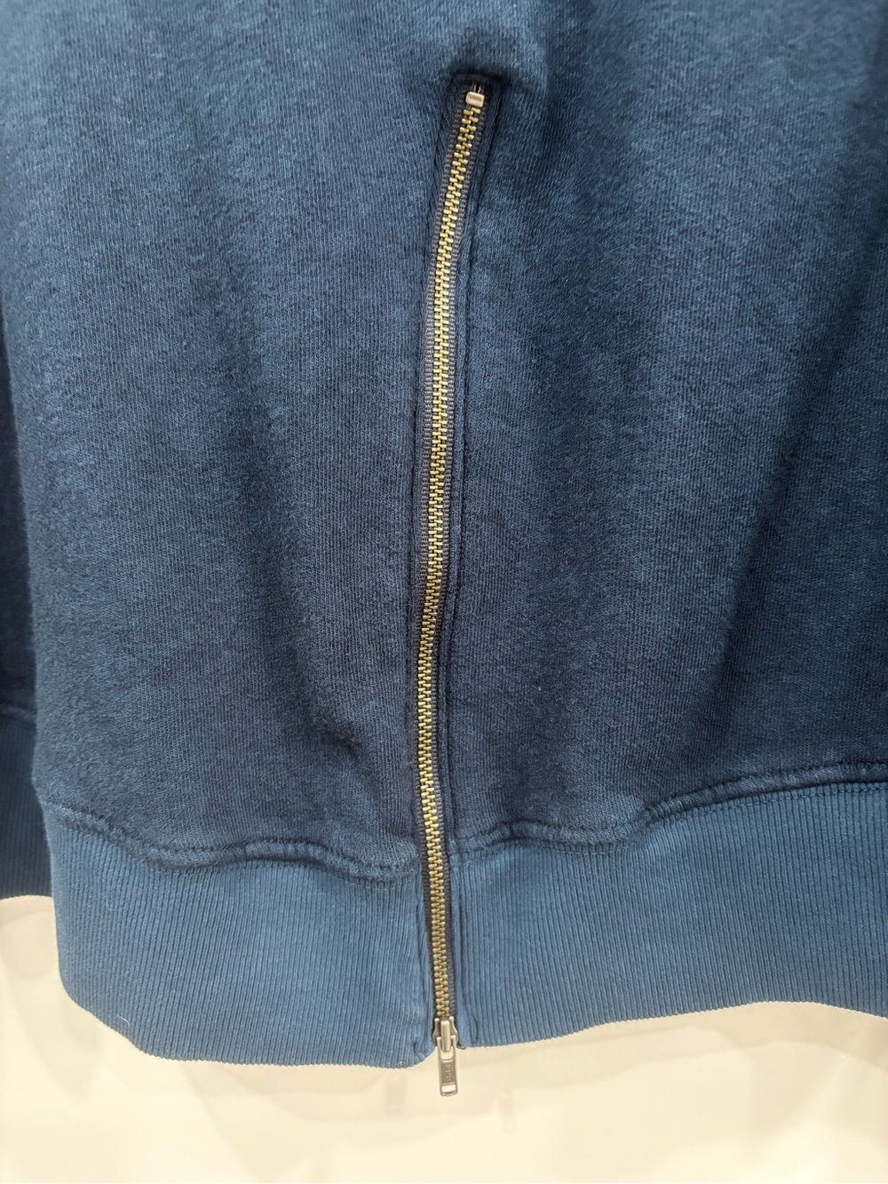 PAM & GELA Annie Zip Back Sweatshirt In Navy - Picture 6 of 7